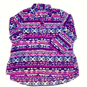 VIbrantly Colored Lightweight Tab Sleeve Top